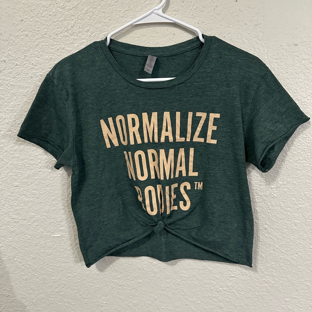 Women’s “Normalize Normal Bodies” Cropped T-Shirt